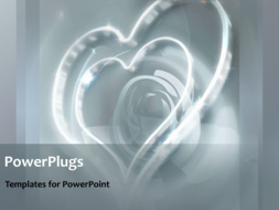 PowerPoint Template - Wedding hearts background